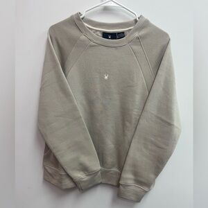 Spyder Beige Grey Women’s Crewneck Sweatshirt, Medium